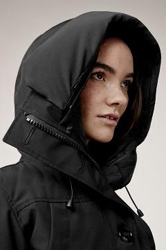 Chamarras Canada Goose Mujer Mexico - Montebello Abrigos Negros LD0942653